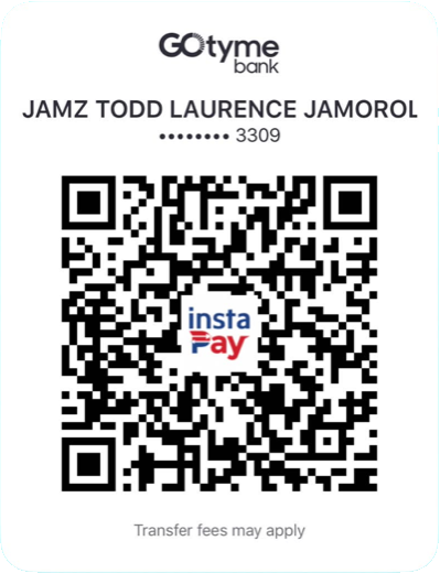 GoTyme Bank InstaPay QR code for JTL Growth payments